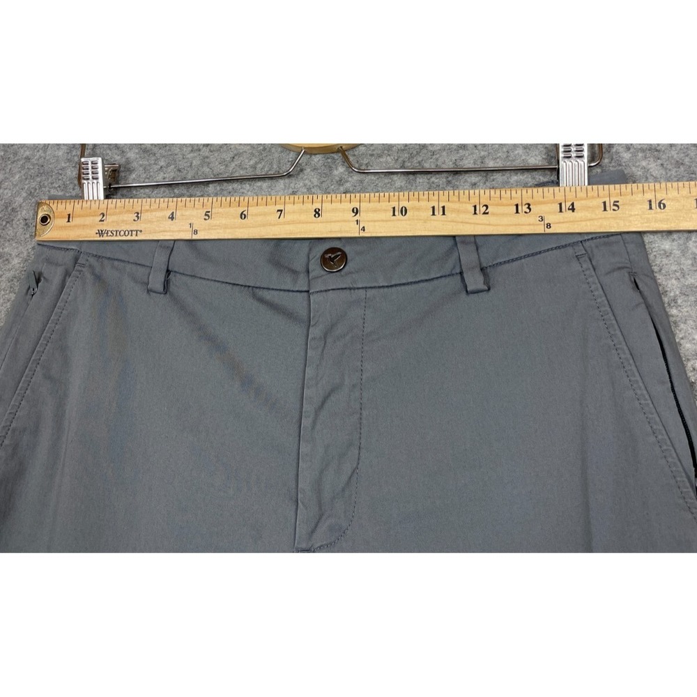 Bird Dogs Pants Mens 32x33 Gray Stretch Khakis Chino Golf Pants Tech Lined - Picture 6 of 11